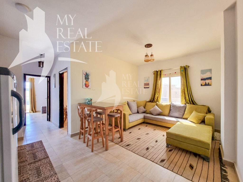 Furnished pool view 2 beds for sale